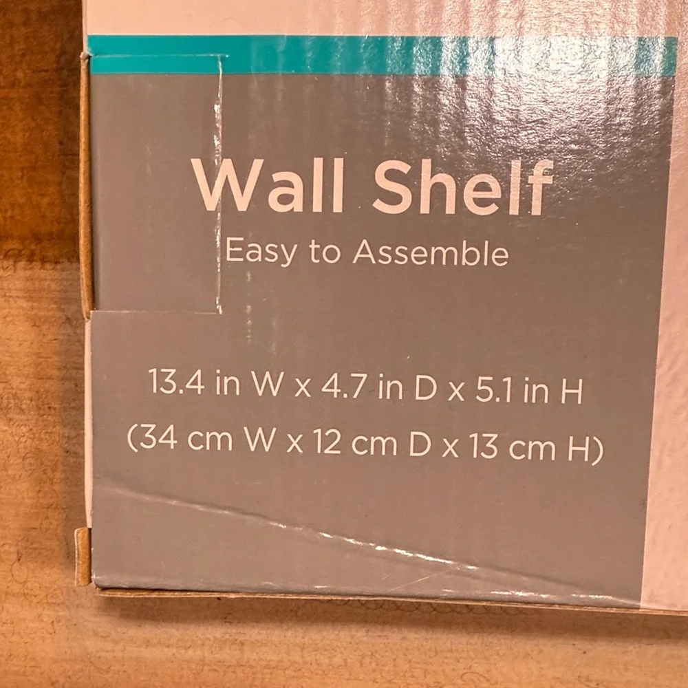 Bundle Wall Shelf with Black Brackets